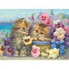 Bits and Pieces - 300 Piece Jigsaw Puzzle for Adults - Friends Forever - Kittens, Cats Jigsaw Puzzle by Artist Oleg Gavrilov, Completed Puzzle Size