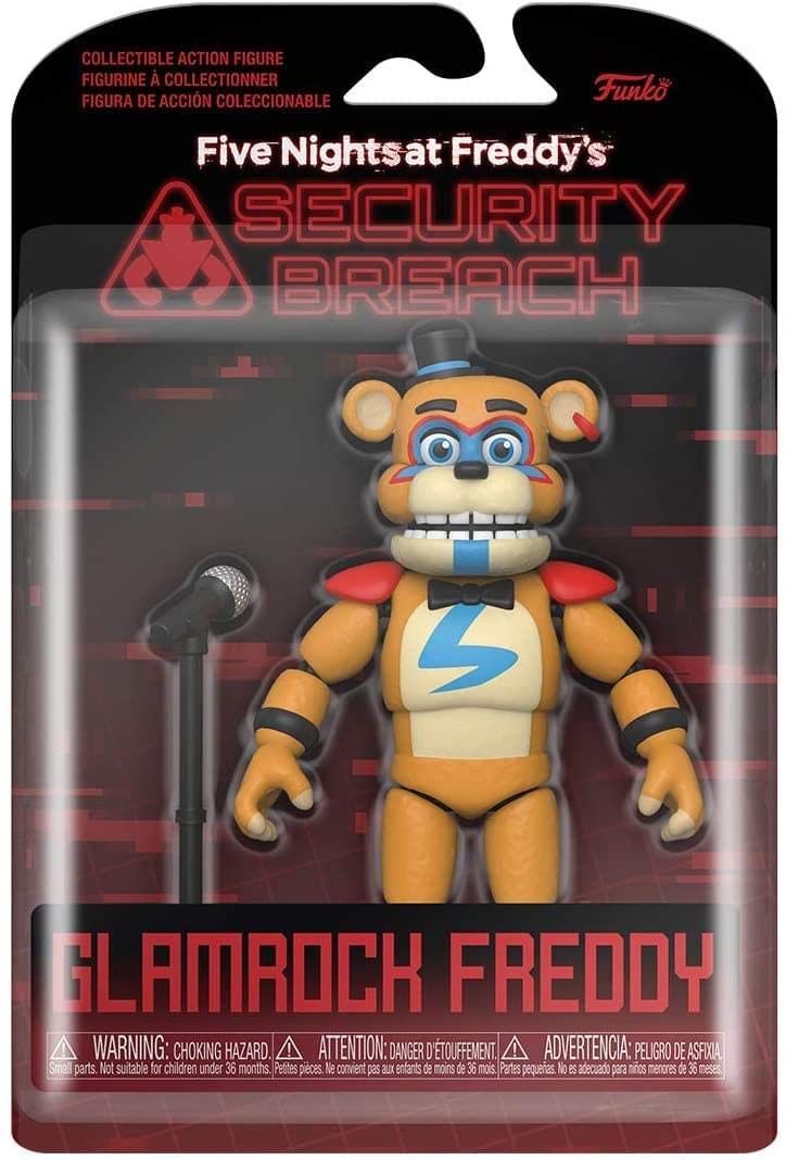POP Funko Action Figure: Five Nights at Freddy's, Security Breach - Glamrock Fred, Multicolor