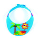 Fun Express Tropical Foam Visor Craft Kit - Craft for Kids Ages 4-8 | Summer Crafts with Foam Stickers for Kids | Bulk Party Crafts for Toddler Arts