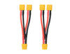 WMYCONGCONG 2 PCS XT60 Parallel Battery Connector Cable Dual Extension Y Splitter 1 Female to 2 Male for DJI Phantom RC Plane