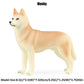 JOKFEICE Farm Animal Figurines, Realistic Husky Fairy Garden Accessories, Learning Toys for Science Project, Birthday Cake Topper Gift for Boys