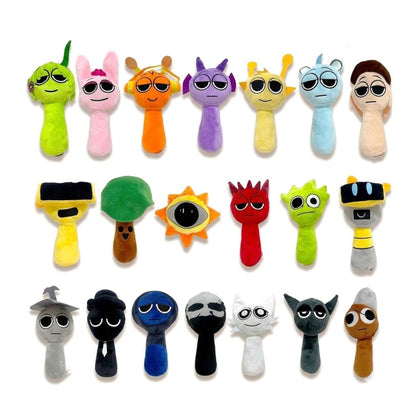 HappyToy Kid Plush Toys - Set of 20 Soft & Colorful Stuffed Plushies for Gifting, Cuddling, Travel & Play - Premium Plush Toy Collection