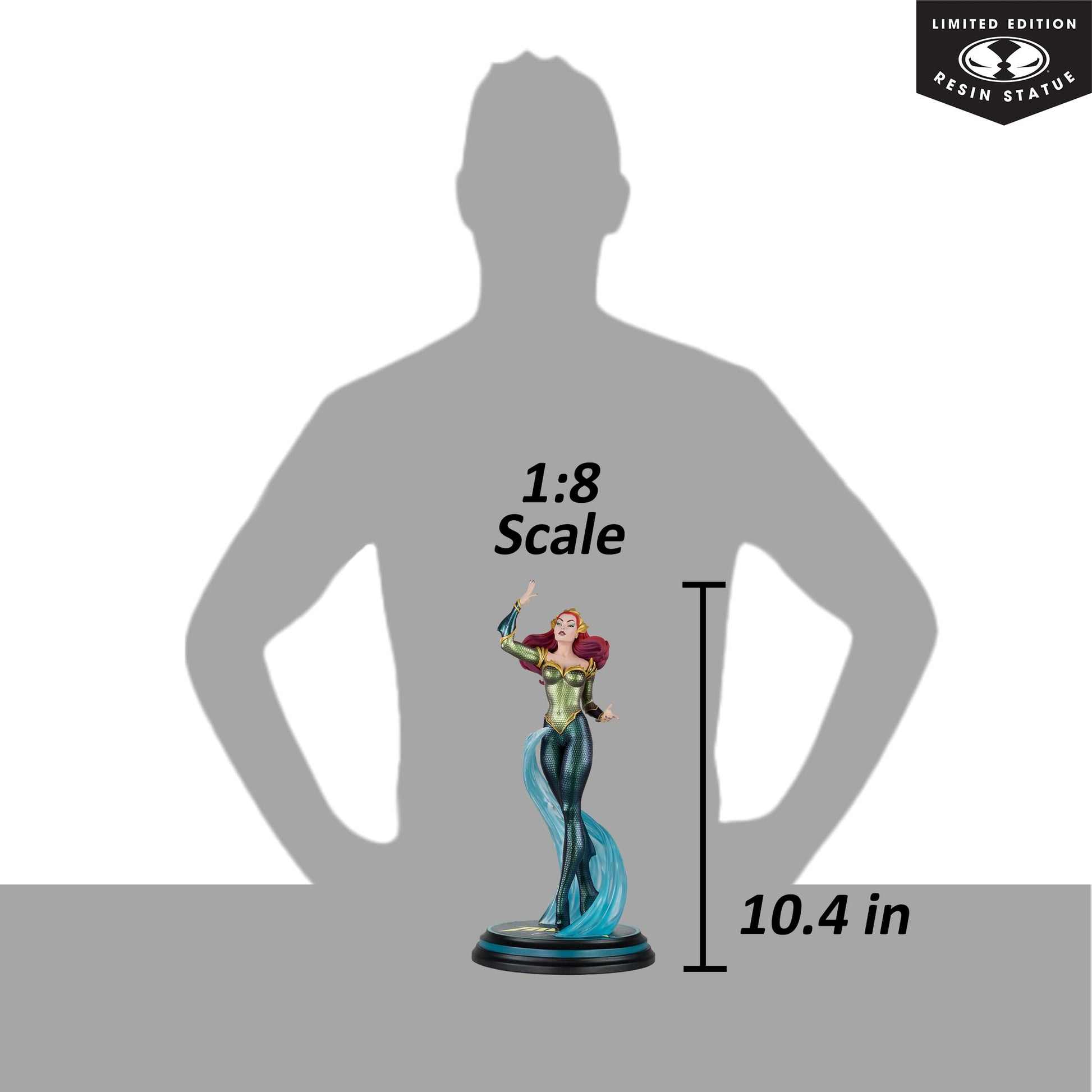 McFarlane Toys- DC Direct Mera by J. Scott Campbell (DC Cover Girls) 1:8 Scale Resin Statue