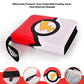 4 Pocket Trading Card Binder, Waterproof Cards Collection Binder with 50 Removable Sheets for 400 Cards Storage, Card Holder Book for TCG,MTG(Red)