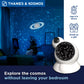 The Thames & Kosmos Planetarium Projector Essential STEM Tool | Illuminate Your Room as a Planetarium Theater | Dual Projector Casts Star Maps