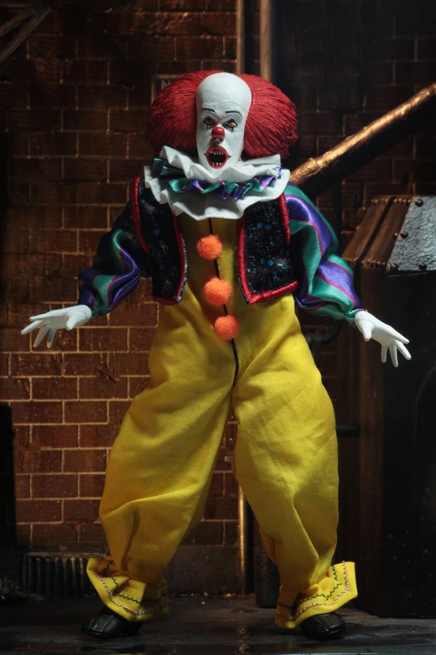 NECA 1990 IT: Pennywise 8 Inch Clothed Action Figure