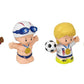 Little People Collector Team USA Classic Sports Special Edition Set for Adults & Fans, 4 Athlete Figures in Display Package