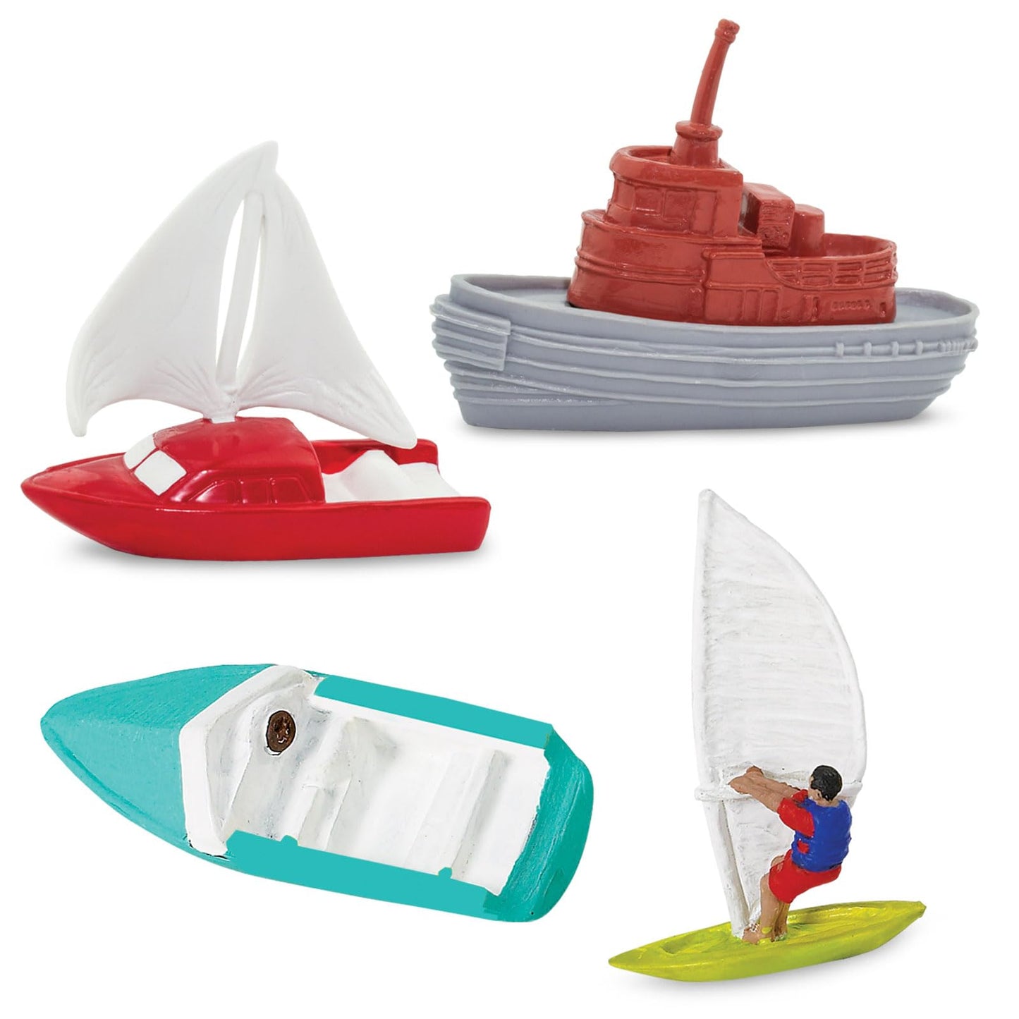 Safari Ltd. In the Water Bulk Bag - Set of Water Transportation Toy Set - 48 Piece Collection for Boys, Girls & Kids Age 3+