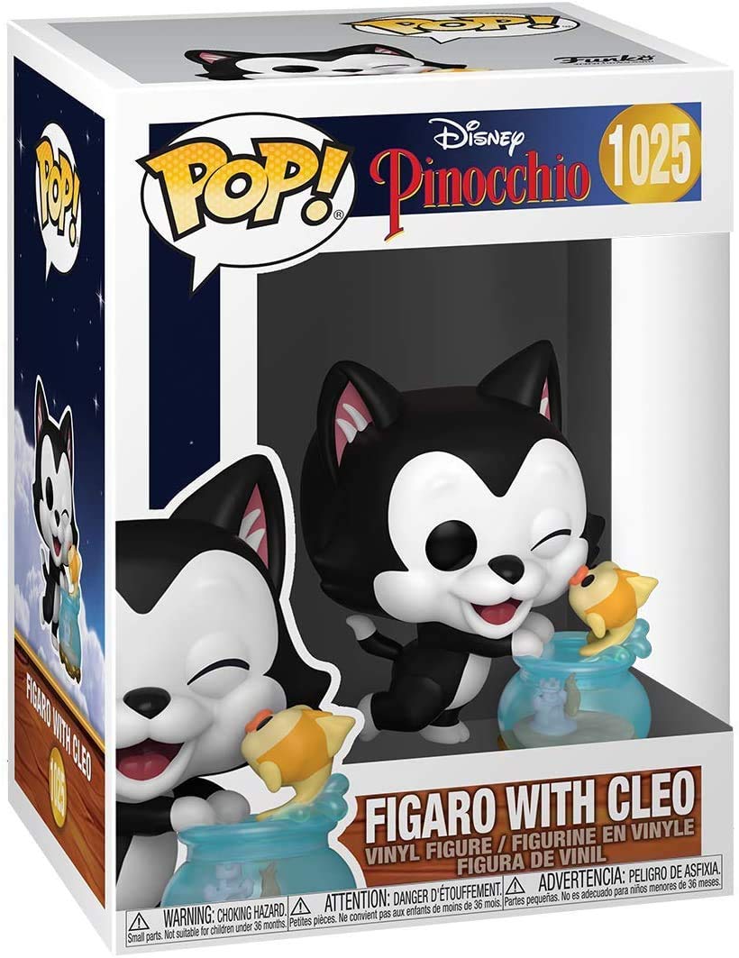 Figaro with Cleo Pop #1025 Disney Pinocchio Vinyl Figure (Bundled with EcoTek Protector to Protect Display Box)