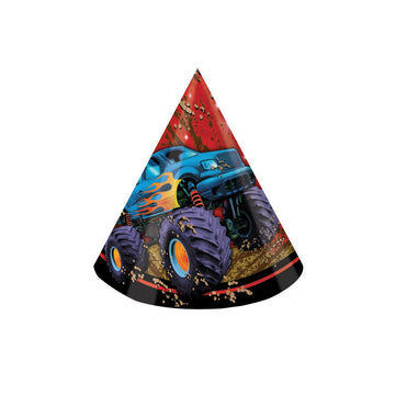 8-Count Child Size Birthday Party Hats, Mudslinger