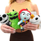Wondapop Disney The Nighmare Before Christmas 6" Plush Clip Figures, Halloween Decoration Featuring Jack Skellington, Sally, Oogie and Zero, Pack of 4