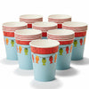 Fun Express - Little Fisherman 9oz Paper Cups for Birthday - Party Supplies - Print Tableware - Print Cups - 8 Pieces