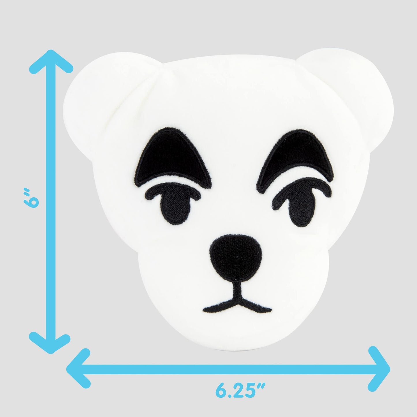 TOMY Intl Club Mocchi-Mocchi- Nintendo Animal Crossing Plush - KK Slider Plushie - Collectible Squishy Plushies - 6 Inch