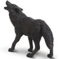 Safari Ltd. Black Wolf Figurine - Detailed 3.7" Plastic Model Figure - Fun Educational Play Toy for Boys, Girls & Kids Ages 3+