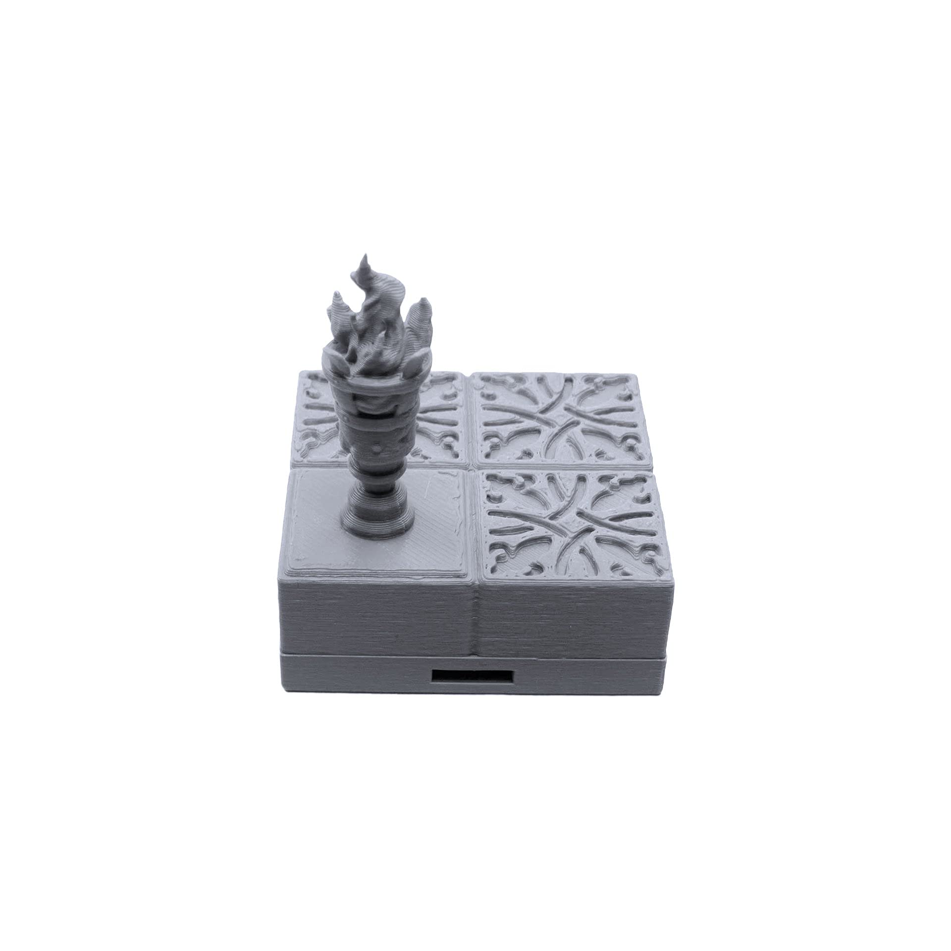 EnderToys Locking Dungeon Tiles - Throne Room, Terrain Scenery Tabletop 28mm Miniatures Role Playing Game, 3D Printed Paintable