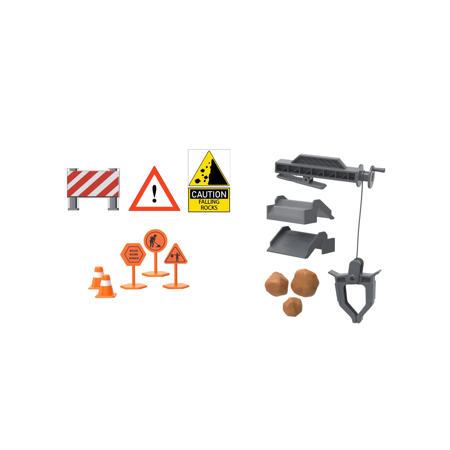 CAT Construction Toys, Store N Go Playset - Tin Travel Case Transforms into Multi-Level Worksite, Includes 2 Little Machines Vehicles & 10 +