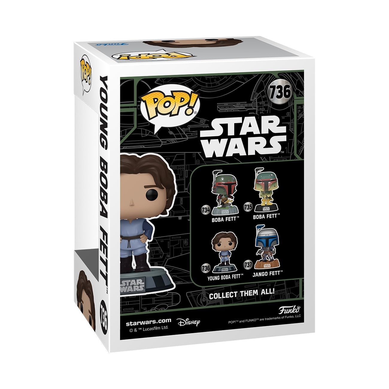 Funko POP! Star Wars: Boba Fett - (Young) - Collectable Vinyl Figure - Gift Idea - Official Merchandise - for Kids & Adults - Movies Fans - Model