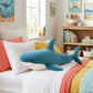DongAi 31.4" Blue Giant Shark Plush Pillow, Super Soft Toy