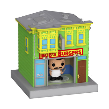 Funko Pop! Bitty Town: Bob's Burgers - Bob Belcher and Bob's Burgers - Cartoon Collectable - Gift Idea - Toys for Kids & Adults
