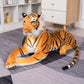 TONGMAN TONGMANSimulated Tiger Plush Toy - 23.6 inches (Including Tail Measurement) Cute Giant Tiger Plush Toy Tiger Plush Pillow Huggable Reptile