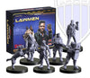 Monster Fight Club Cyberpunk Red Combat Zone Miniatures Expansion: Lawmen Starter Gang