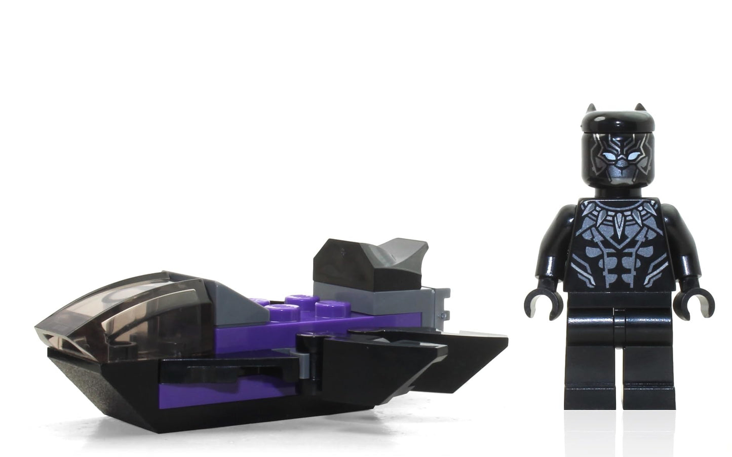 LEGO Marvel Avengers Super Heroes Minifigure - Black Panther with Jet (Limited Edition)