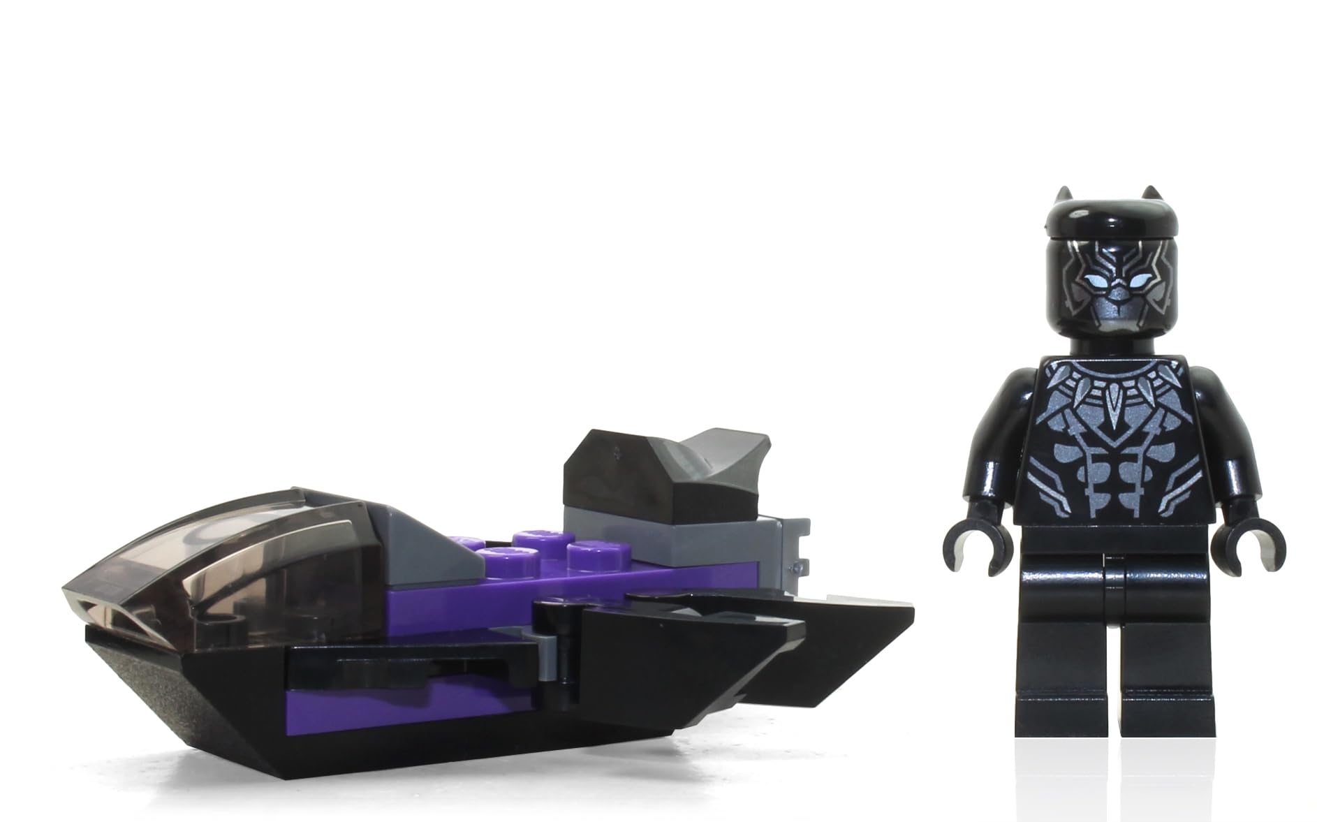 LEGO Marvel Avengers Super Heroes Minifigure - Black Panther with Jet (Limited Edition)