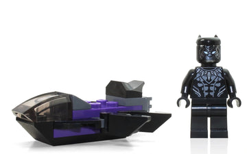 LEGO Marvel Avengers Super Heroes Minifigure - Black Panther with Jet (Limited Edition)