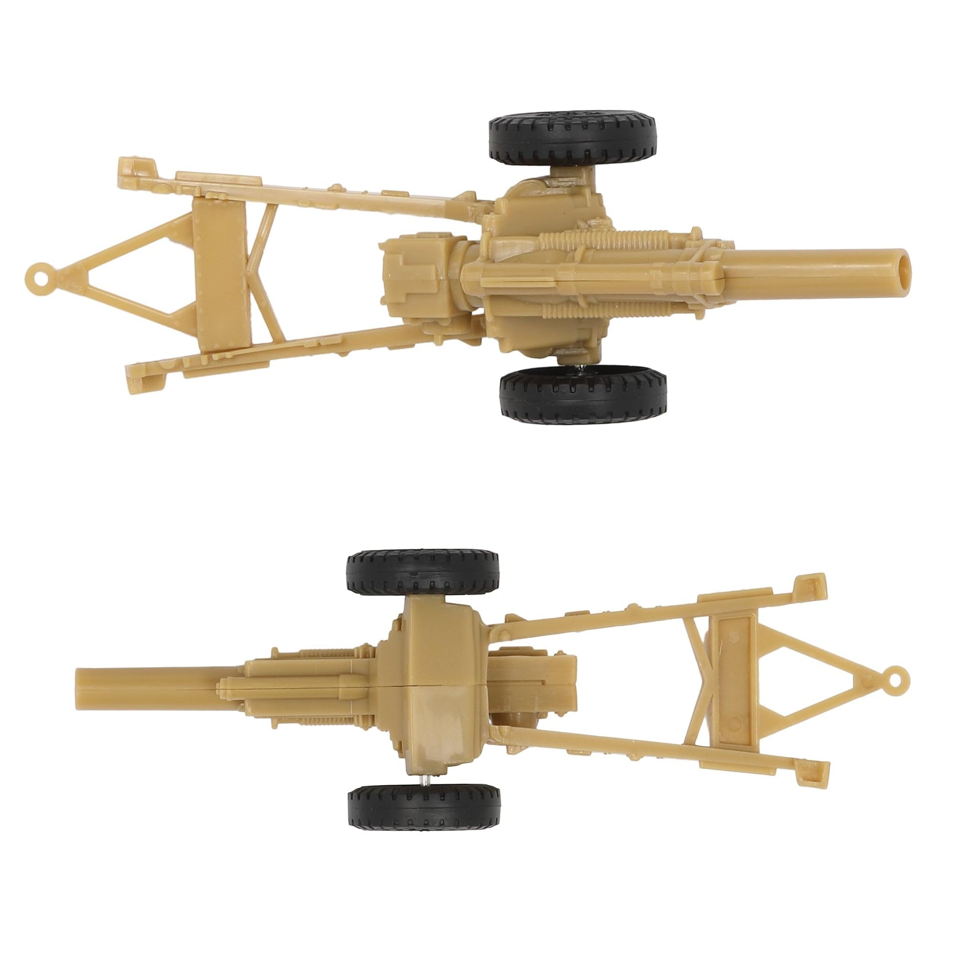 BMC CTS WW2 US Howitzer Artillery & Crew 12pc Tan Plastic Army Men Playset