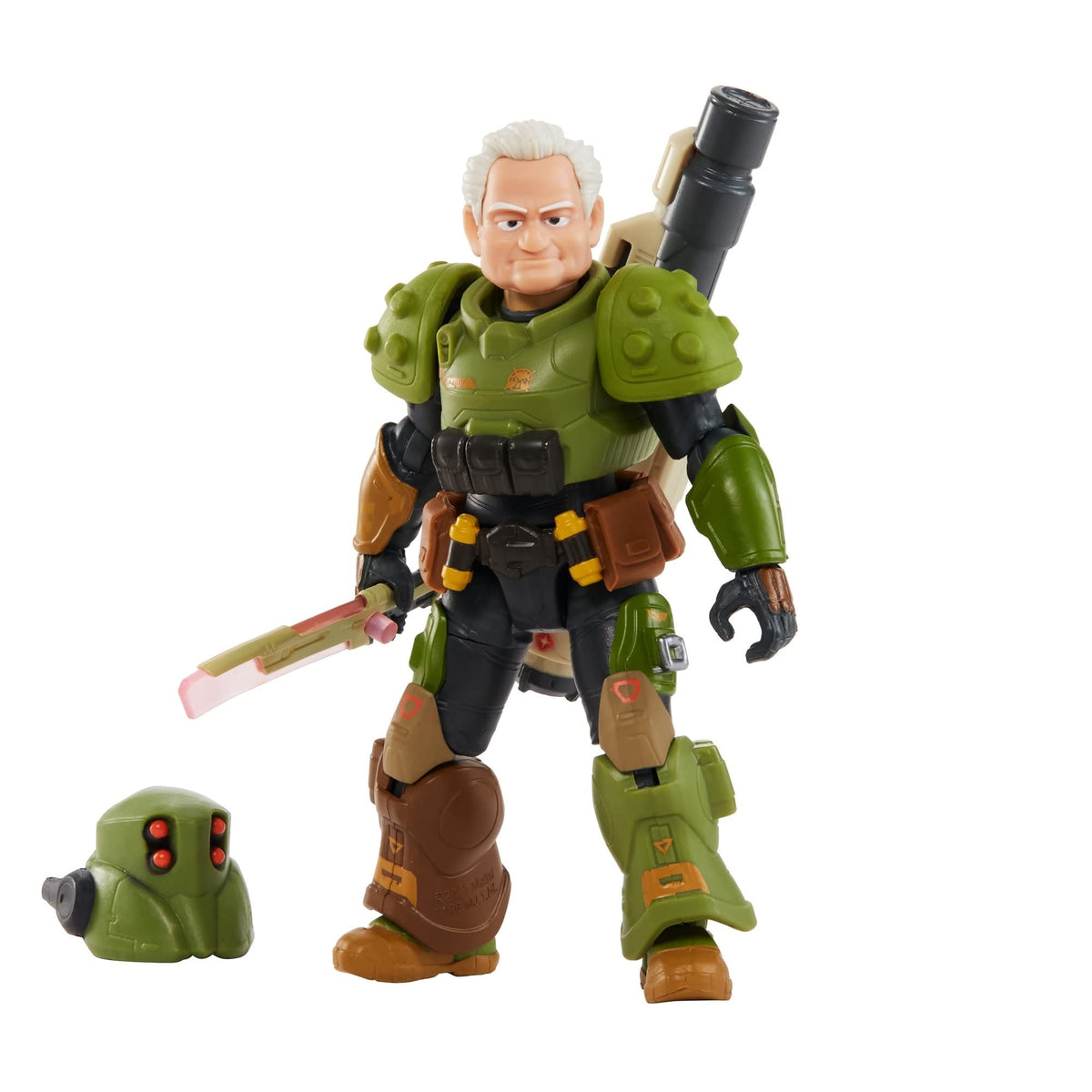 Mattel Disney Pixar Lightyear Alpha Class Collector Action Figure, Zap Patrol Darby Steel with Accessories 7-Inch Scale, 24 Articulated Joints, 6