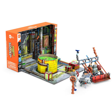 HEXBUG JUNKBOTS Small Factory Habitat Power Sub Station, Surprise Toy Playset, Build and LOL with Boys and Girls, Toys for Kids, 200+ Pieces of Action