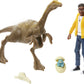 Mattel Jurassic World Toys Camp Cretaceous Darius and Gallimimus Human and Dino Pack with 2 Action Figures and 2 Accessories, Toy Gift Set and