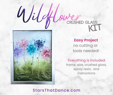 Stars That Dance Wildflowers Crushed Glass Kit (1 Frame)