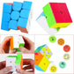AHYUAN Speed Cube Set 2x2x2 Speed Cubes 3x3 Mgaic Cube Toy 3x3x3 Magic Cubes Puzzle Game Cube Puzzles 3x3 Puzzle Sensory Toys for Kids and Adults