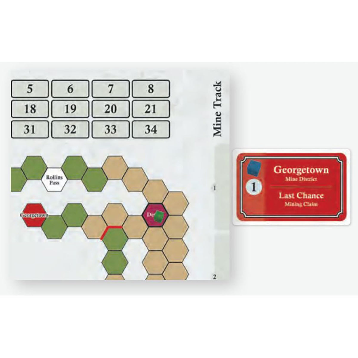 Rio Grande Games Colorado Midland - Rocky Mountain Train Strategy Board