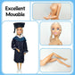 Fashion Dolls Set, Stylish Twin 12 Inch Doll Toy, Trendy Outfits for Fashionable Play, Perfect Good Gift