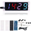 Yidab Soldering Practice Kit DIY RGB Digital Tube Adjustable Multifunctional Alarm Clock Electronics Projects Soldering Kit Welding Skills Learn