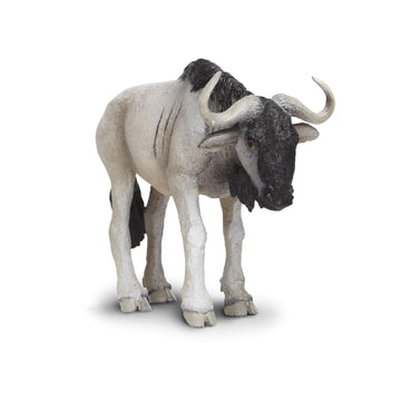 Safari Ltd. Blue Wildebeest Figurine - Detailed 4.7" Plastic Model Figure - Fun Educational Play Toy for Boys, Girls & Kids Ages 3+