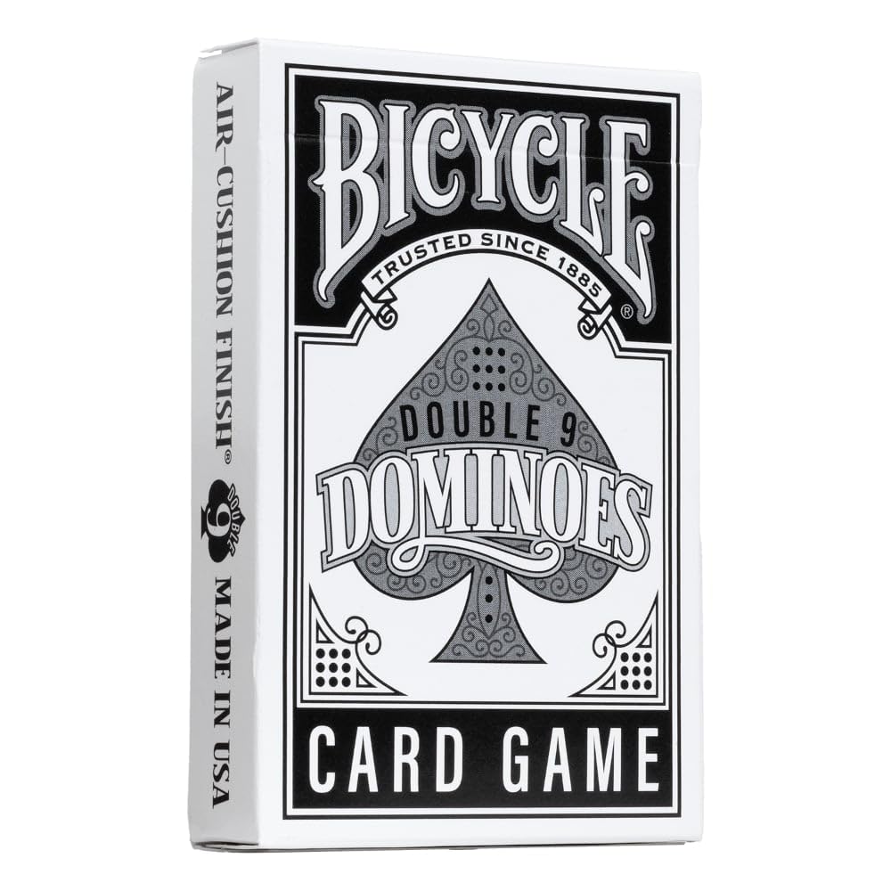 Bicycle Double 9 Dominoes Card Game Deck - A Portable, Easy to Carry Version of The Classic Game of Dominoes