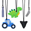 Sensory Necklaces for Chewing Boys and Girls, 5 Pack
