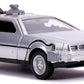 Jada Toys Back to The Future Part II 1:32 Time Machine Die-cast Car, Toys for Kids and Adults