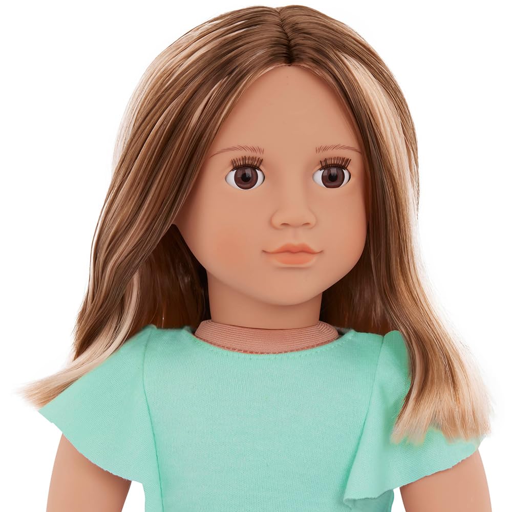 Our Generation Doll W/Denim & Tulle Skirt Outfit, Lisa