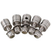 BQLZR Stainless Steel Push Rod Collar RC Boat Push Rod Connector Adapter Servo Rod Connectors for Rudder Model Boat Pack of 5
