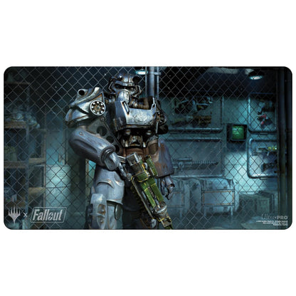 Ultra PRO - Fallout Playmat - Puresteel Paladin - for Magic: The Gathering, Limited Edition Collectible Trading Tabletop Gaming Essentials Accessory