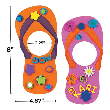 Fabulous Foam Flip Flop Frames - Crafts for Kids and Fun Home Activities VBS 2026