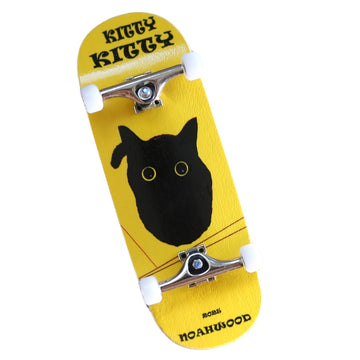 2025 Noahwood 15s PRO Fingerboard Complete (5-Layer Colour Maple Wooden Pro Concave 35 x 98mm Handmade Deck + 34mm Prince 3G Silver Truck + Crown