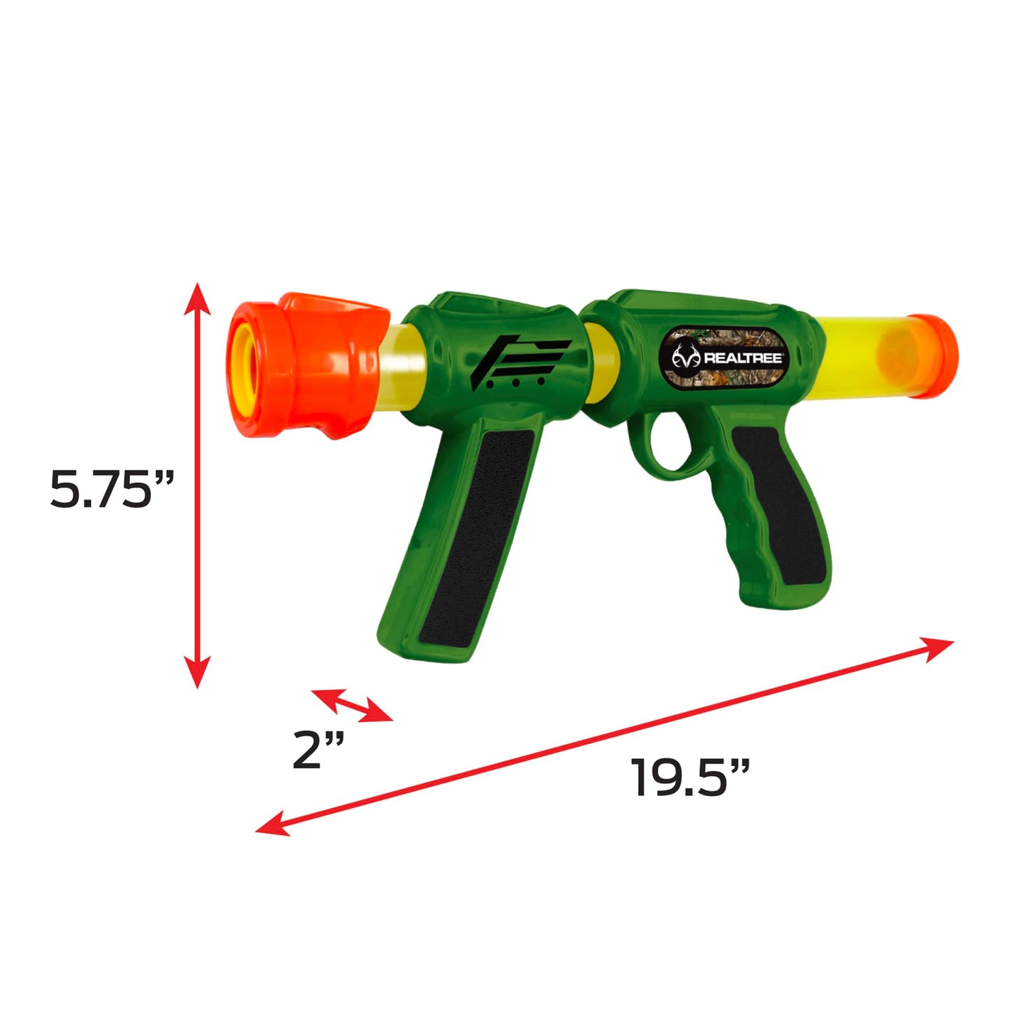 RealTree NKOK Foam Ball Blaster Set - 19.5 in, 10 Balls & 6 Cups, Ages 6+