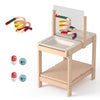 KidsBuddy 4-in-1 Wooden Toddler Sensory Table with 2 Storage Bins