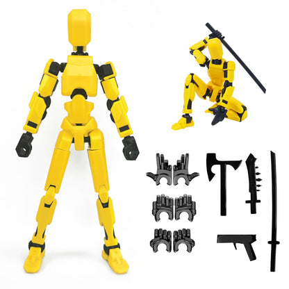 2026 New Assembly Completed-Titan 13 Action Figure,Dummy Robot 13 Action Figures Set,3D Printed Multi-Jointed Action Figures,Nova 13 Action Figure