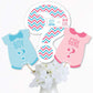 Big Dot of Happiness Chevron Gender Reveal - Gender Reveal Party Centerpiece Sticks - Table Toppers - Set of 15